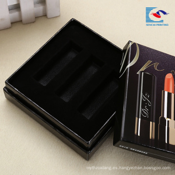 Caja de lápiz labial de lujo conjunto de caja de cartón